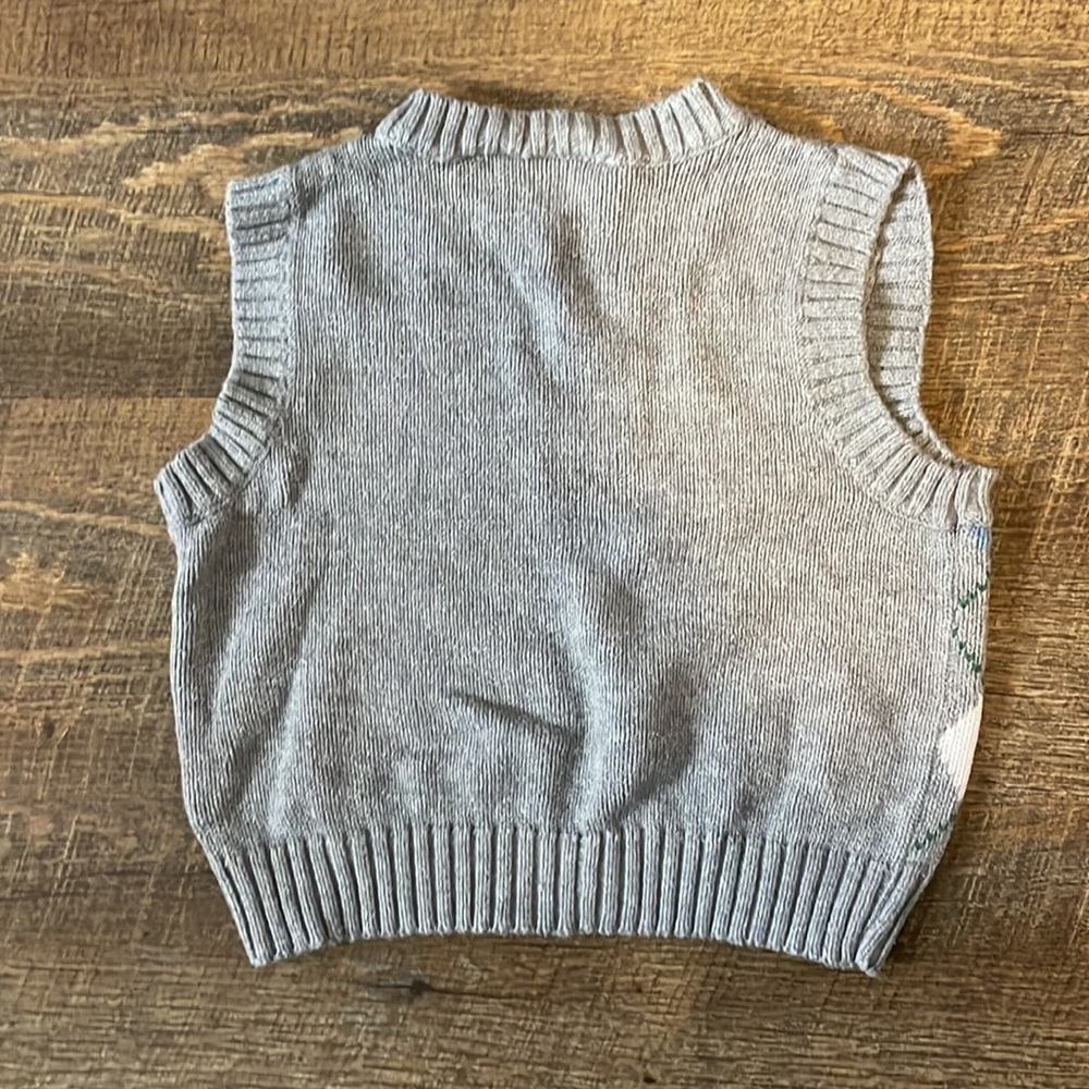 Koala Kid’s Boy’s Argyle Sweater Vest Size 12 Months - Picture 3 of 4